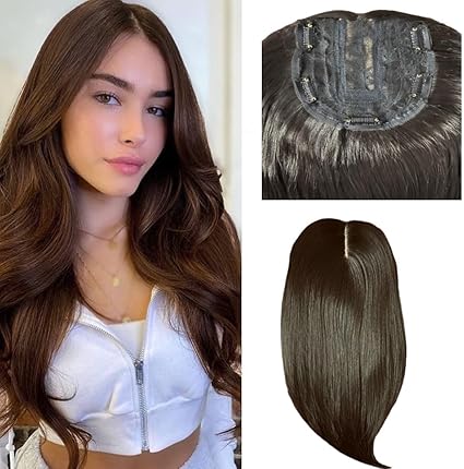 15 Inch Straight 5 Clip Hair Topper