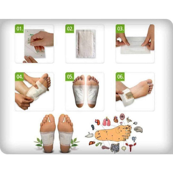 Original Detoxification Foot Patches (Set of 10 Pcs)